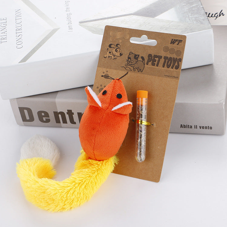 Long Tail Mouse Teaser Toy – Interactive Cat Play Toy