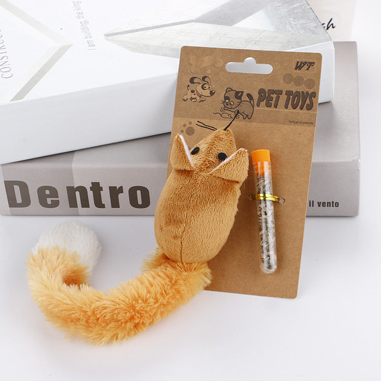 Long Tail Mouse Teaser Toy – Interactive Cat Play Toy