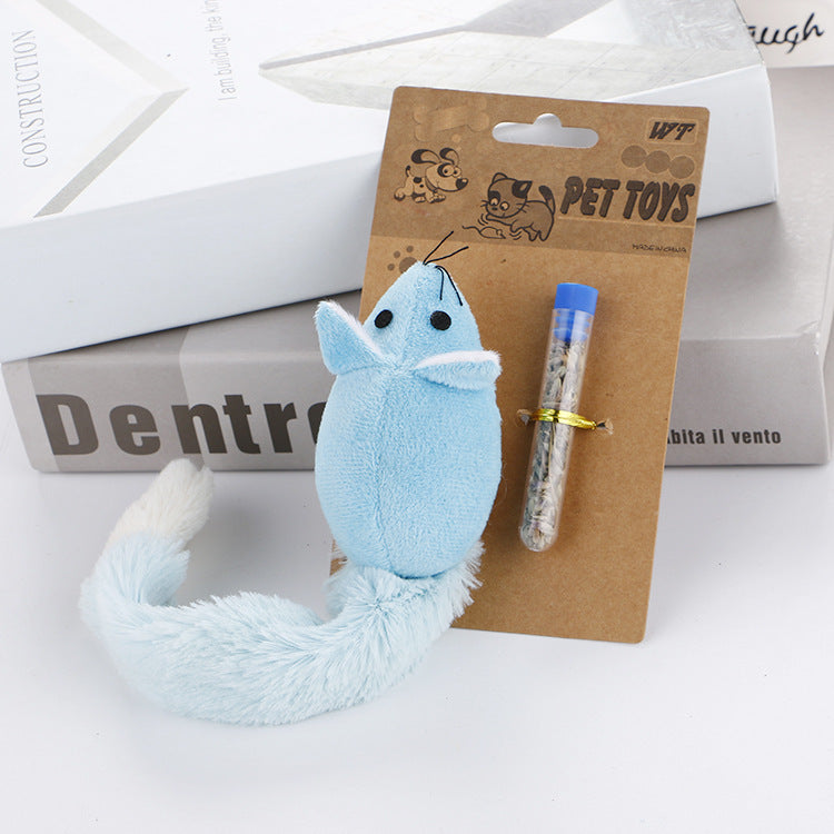 Long Tail Mouse Teaser Toy – Interactive Cat Play Toy