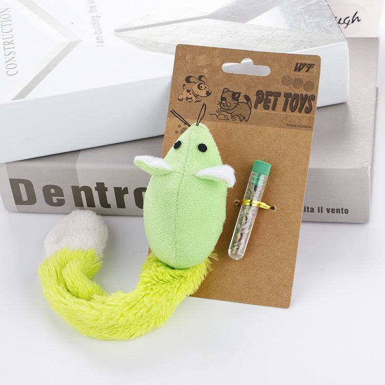 Long Tail Mouse Teaser Toy – Interactive Cat Play Toy