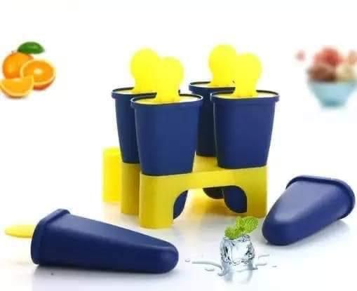 Separable Plastic Ice Cube & Candy Maker Set (6 Pieces)