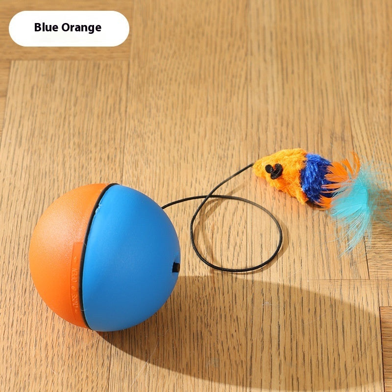 Automatic Mouse Teaser Ball – Smart Rolling Toy for Cats Dogs