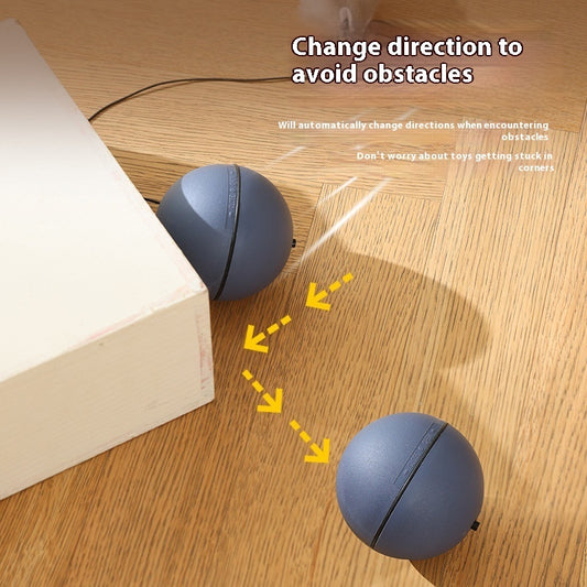 Automatic Mouse Teaser Ball – Smart Rolling Toy for Cats Dogs