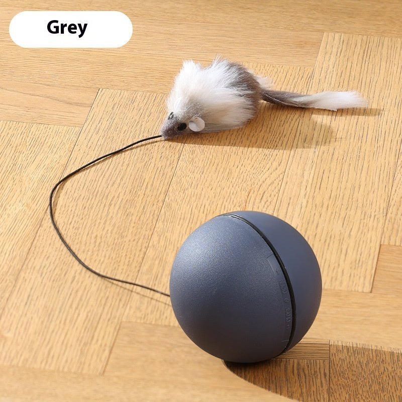 Automatic Mouse Teaser Ball – Smart Rolling Toy for Cats Dogs