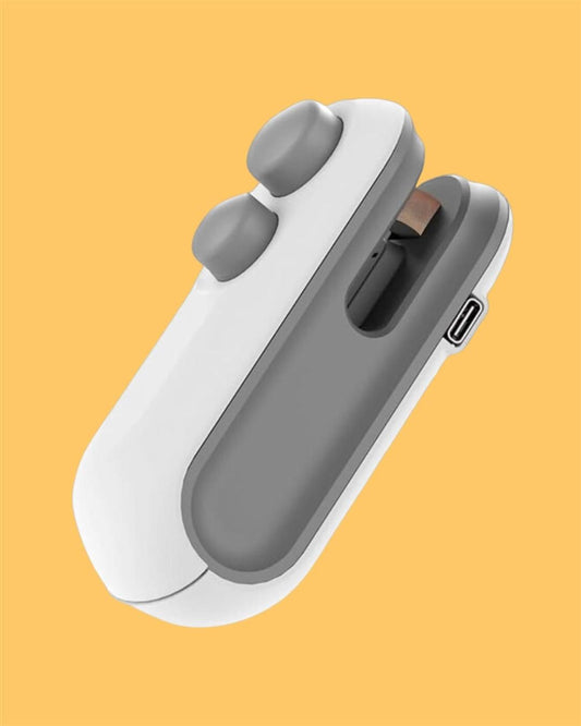 Portable 2-in-1 Magnetic Bag Sealer & Cutter – USB Rechargeable