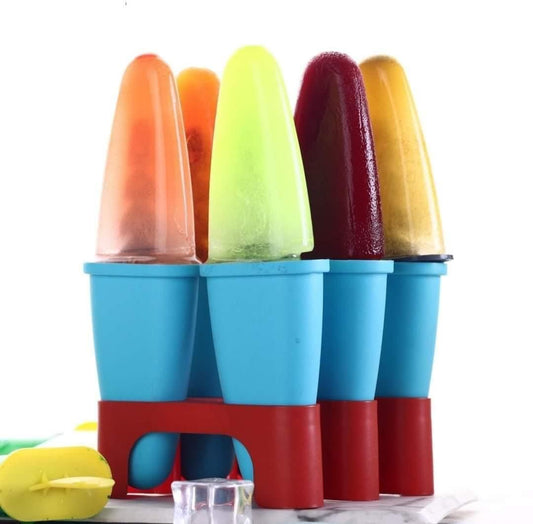 Separable Plastic Ice Cube & Candy Maker Set (6 Pieces)