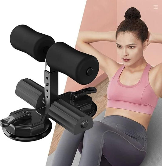Portable Adjustable Sit-Up Bar with Self-Suction