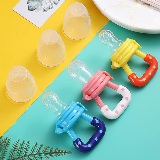 BPA-Free Silicone Baby Fruit Pacifiers (Pack of 2)